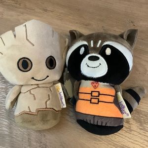 Hallmark itty bitty Groot and Rocket